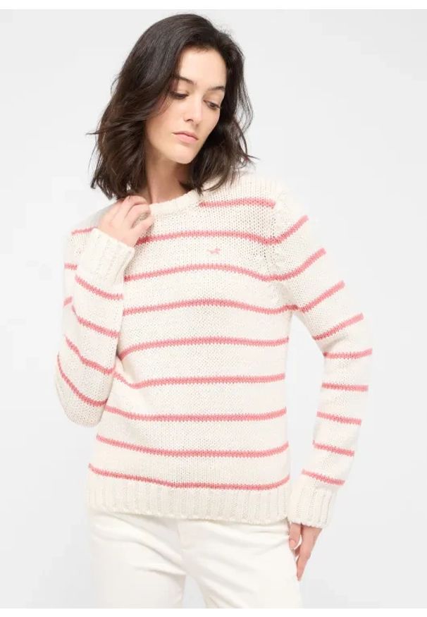 Damski Sweter Mustang Style Silas Pink Stripe French Riviera 1016174 12724