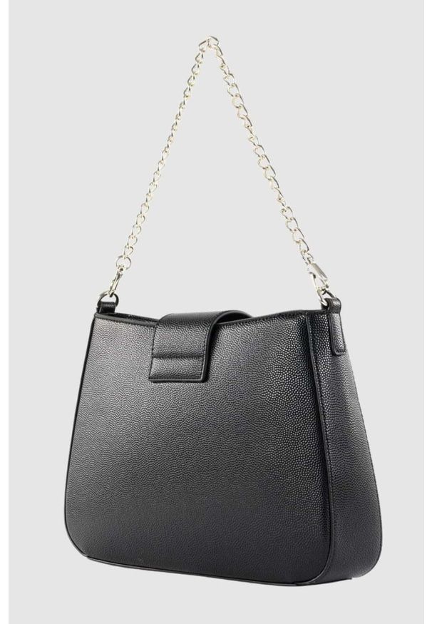 Valentino by Mario Valentino - VALENTINO Czarna listonoszka Divina. Kolor: czarny. Wzór: paski