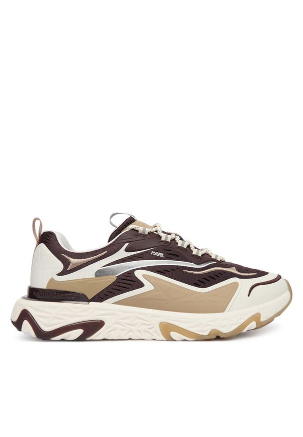 Karl Lagerfeld - Sneakersy KARL LAGERFELD. Kolor: brązowy