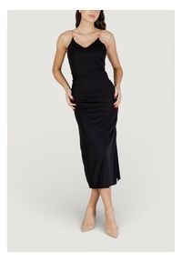 Morgan Sukienka koktajlowa 261-RYAN Czarny Regular Fit. Kolor: czarny. Materiał: syntetyk. Styl: wizytowy #4