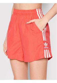 Adidas - adidas Szorty sportowe 3-Stripes HF7454 Różowy Regular Fit. Kolor: różowy. Materiał: syntetyk #1