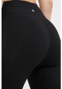 DKNY - Dkny legginsy damskie kolor czarny z nadrukiem. Stan: podwyższony. Kolor: czarny. Materiał: dzianina. Wzór: nadruk