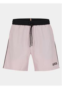 BOSS - Boss Szorty kąpielowe Starfish 50469302 Różowy Regular Fit. Kolor: różowy. Materiał: syntetyk #2