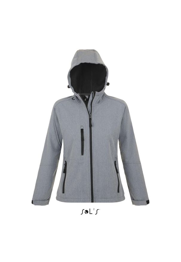 SOL'S - Damska wiatrówka Sol's Replay. Kolor: szary
