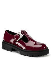 Jenny Fairy Półbuty WS5865-10 Bordowy. Kolor: czerwony. Materiał: skóra #8