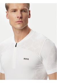 BOSS T-Shirt Game 2 50564794 Biały Slim Fit. Kolor: biały. Materiał: syntetyk #4