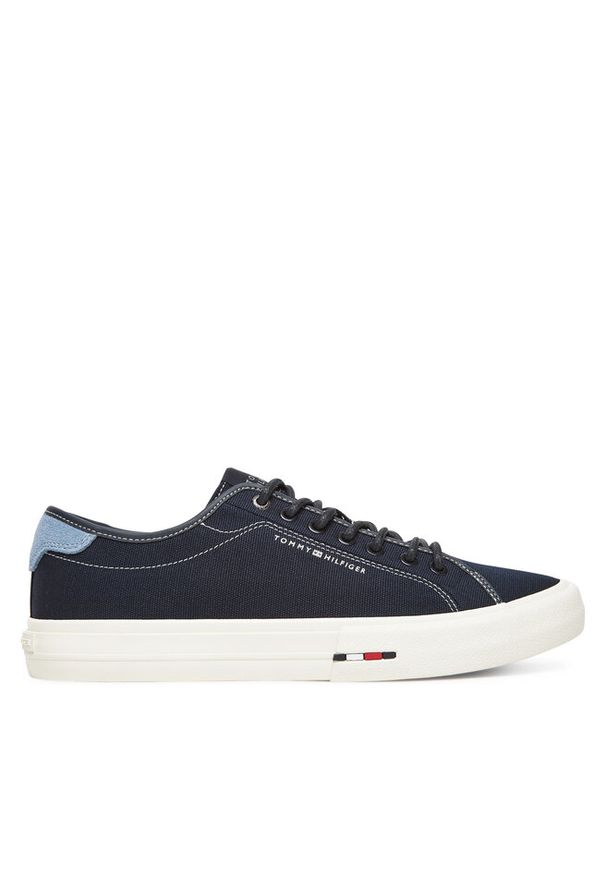 TOMMY HILFIGER - Tenisówki Tommy Hilfiger. Kolor: niebieski. Styl: street
