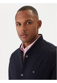 TOMMY HILFIGER - Tommy Hilfiger Kurtka bomber Essential MW0MW42470 Granatowy Regular Fit. Kolor: niebieski. Materiał: bawełna #5