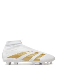 Adidas - adidas Buty do piłki nożnej Predator League LL FG IF6332 Biały. Kolor: biały