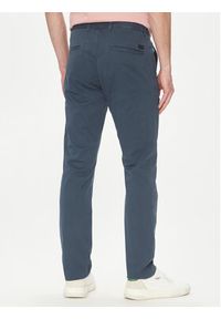 BOSS Chinosy 50536840 Niebieski Slim Fit. Kolor: niebieski. Materiał: bawełna