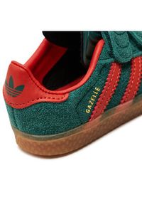 Adidas - adidas Sneakersy Gazelle Comfort Closure Kids IE8706 Zielony. Kolor: zielony. Materiał: zamsz, skóra. Model: Adidas Gazelle