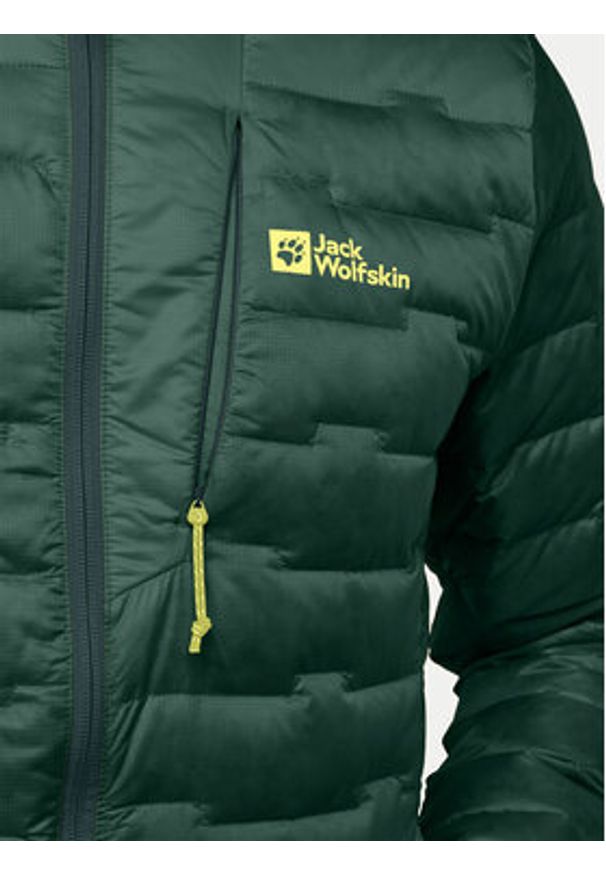 Jack Wolfskin Kurtka puchowa Passamani A61836 Zielony Regular Fit. Kolor: zielony. Materiał: syntetyk
