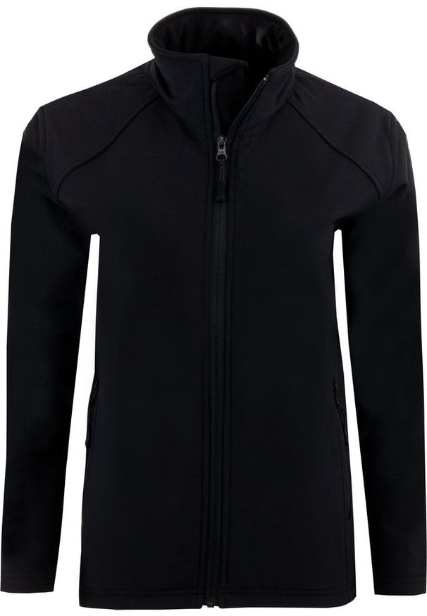 ZUMBA WEAR - Damska Kurtka Softshell Czarna - Komfort i Ochrona. Kolor: czarny. Materiał: elastan, poliester