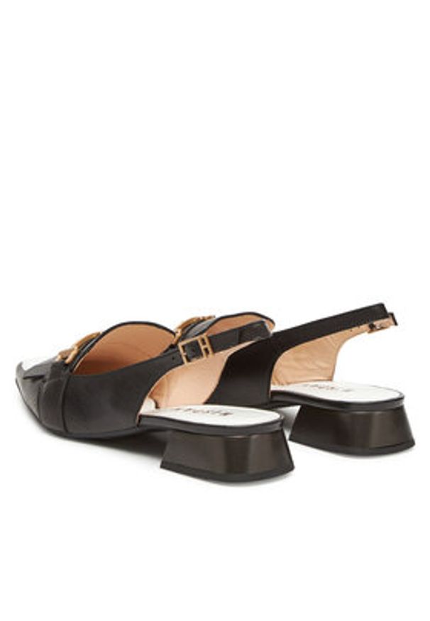 Hispanitas Baleriny Dali CHV253817 Czarny. Kolor: czarny. Materiał: skóra