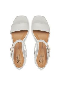 Clarks Sandały Jaylan Ray 26181660 Biały. Kolor: biały. Materiał: skóra #7