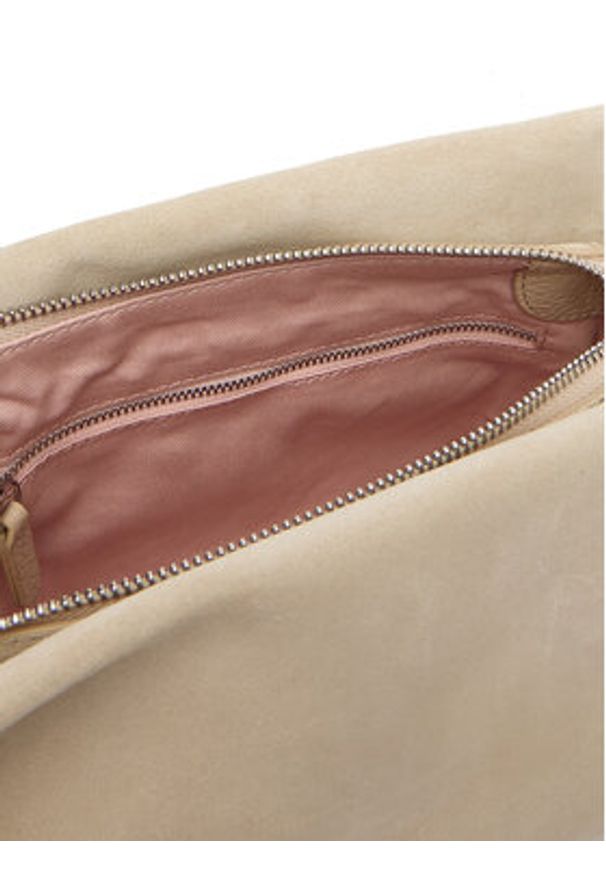 Coccinelle Torebka 285974 Brązowy. Kolor: brązowy. Materiał: skórzane, zamszowe