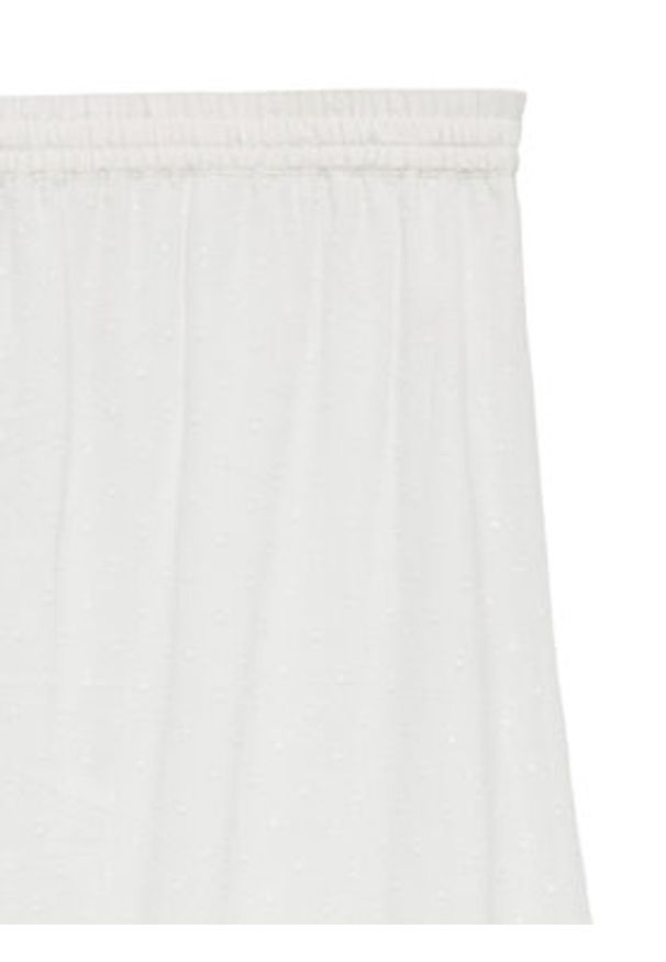 Vero Moda Spódnica midi Vmtrine 10343485 Biały Regular Fit. Kolor: biały. Materiał: bawełna