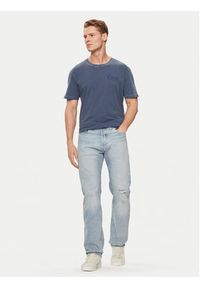 GANT - Gant T-Shirt Sunfaded 2013018 Niebieski Regular Fit. Kolor: niebieski. Materiał: bawełna
