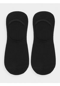 outhorn - Skarpetki stopki męskie (2-pack) Outhorn - czarne. Kolor: czarny. Materiał: elastan, poliester, poliamid, włókno, bawełna
