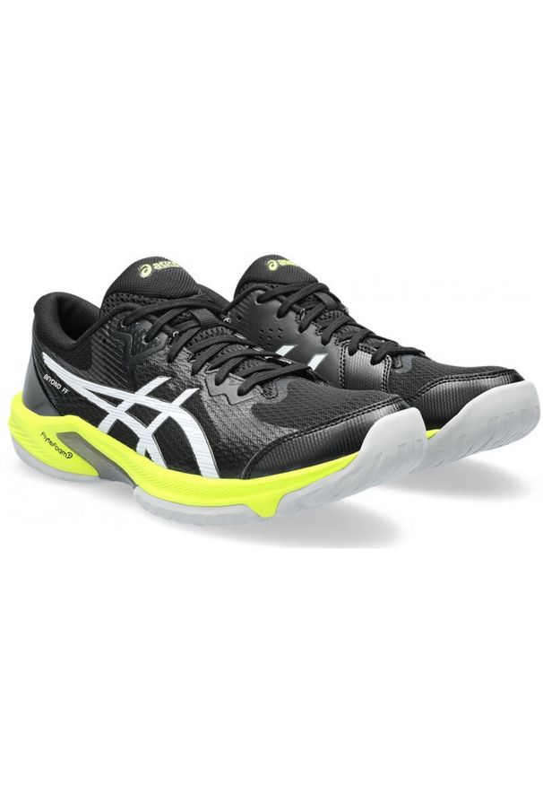 Buty do piłki ręcznej męskie Asics Beyond FF. Zapięcie: sznurówki. Kolor: czarny. Materiał: materiał, syntetyk, tkanina. Szerokość cholewki: normalna