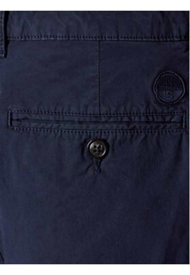 North Sails Szorty materiałowe Freedom 673099 Granatowy Regular Fit. Kolor: niebieski. Materiał: bawełna