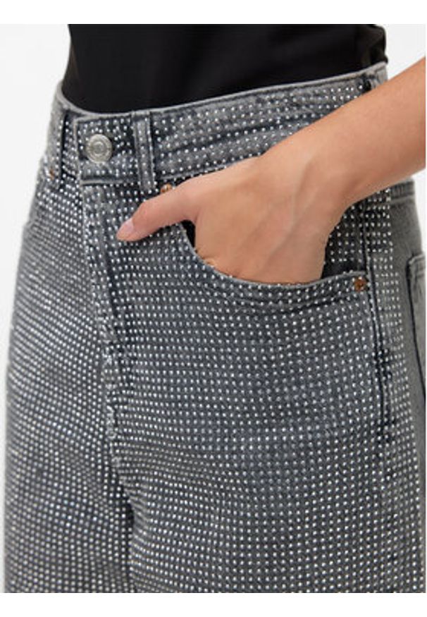 Vero Moda Jeansy Billie 10336831 Szary Loose Fit. Kolor: szary