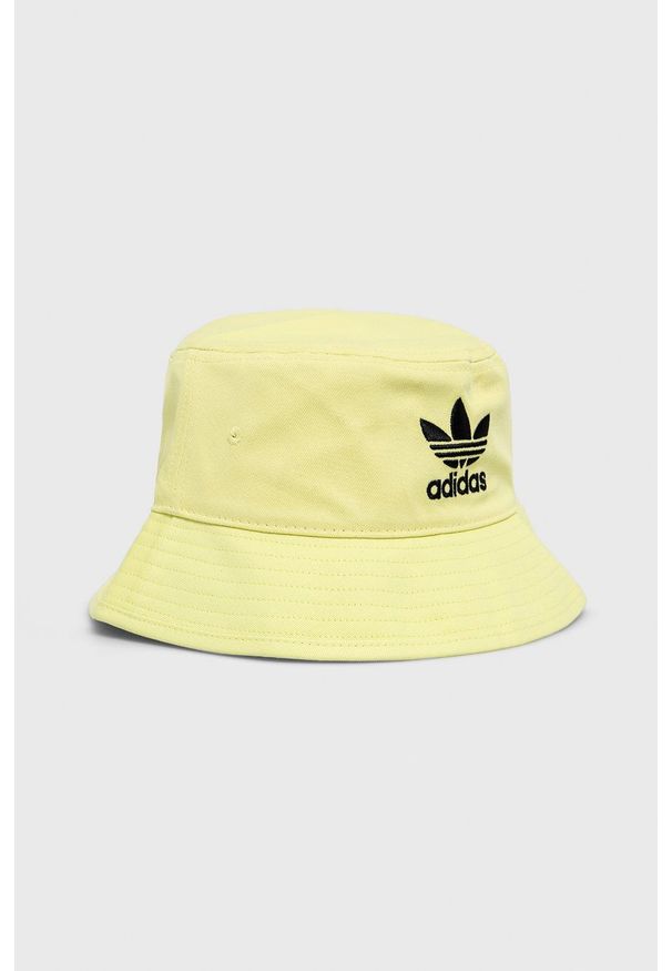 adidas Originals - Kapelusz. Kolor: żółty