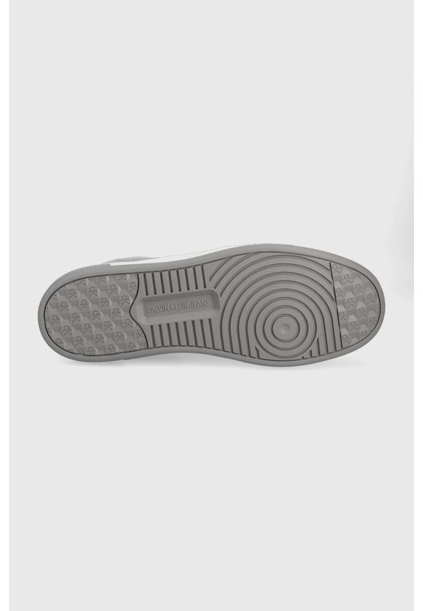 Calvin Klein Jeans buty kolor szary. Zapięcie: sznurówki. Kolor: szary. Materiał: guma