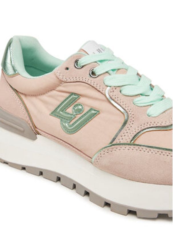Liu Jo Sneakersy Amazing 25 BA5049 PX003 Różowy. Kolor: różowy. Materiał: materiał