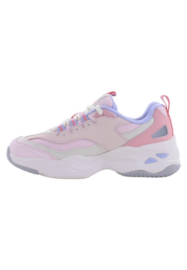 skechers - Buty na co dzień damskie SKECHERS DLITES 4.0 FRESH eko skóra. Okazja: na co dzień. Kolor: wielokolorowy. Materiał: skóra