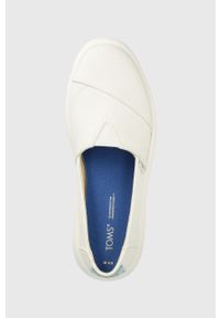 Toms espadryle Alpargata Mallow kolor biały. Nosek buta: okrągły. Kolor: biały. Materiał: materiał, guma. Wzór: gładki #5