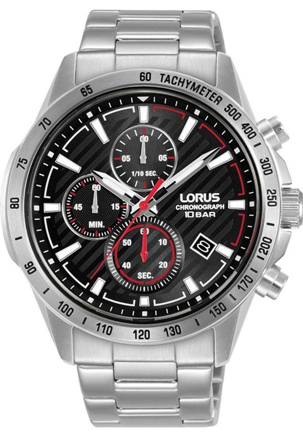 Zegarek Lorus Zegarek męski Lorus RM391HX9 srebrny. Kolor: srebrny