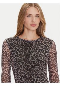 Tommy Jeans Sukienka codzienna DW0DW21511 Brązowy Regular Fit. Okazja: na co dzień. Kolor: brązowy. Materiał: syntetyk. Typ sukienki: proste. Styl: casual #5