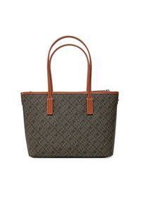 TOMMY HILFIGER - Tommy Hilfiger Torebka Th Monoplay Leather Mini Tote AW0AW17415 Czarny. Kolor: czarny. Materiał: skórzane #4