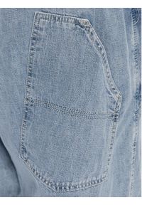 BDG Urban Outfitters Spodnie materiałowe BDG BAGGY CARGO BLEACH 76473677 Granatowy Relaxed Fit. Kolor: niebieski. Materiał: materiał, bawełna #5