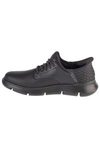 skechers - Buty do chodzenia męskie, Slip-Ins: Garza - Gervin. Zapięcie: sznurówki. Kolor: czarny. Materiał: materiał. Szerokość cholewki: normalna. Sport: turystyka piesza
