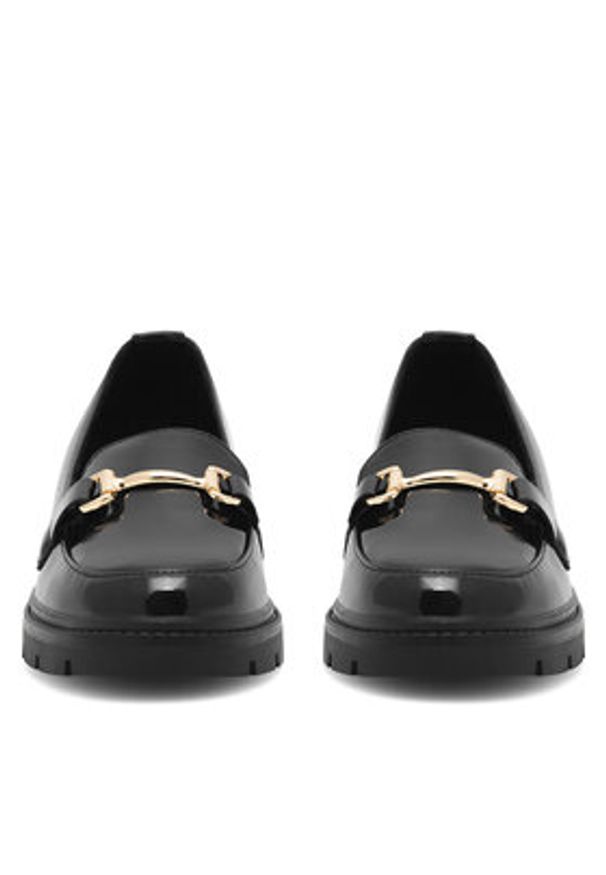 DeeZee Loafersy FLORENCE HY60116-3 Czarny. Kolor: czarny. Materiał: skóra