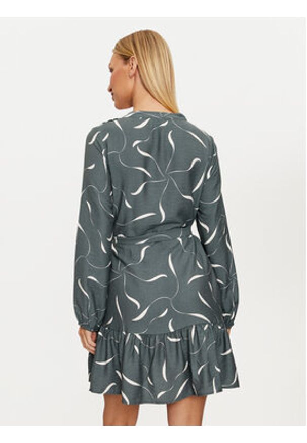 Vero Moda Sukienka codzienna Jessi 10317440 Zielony Regular Fit. Okazja: na co dzień. Kolor: zielony. Materiał: wiskoza. Typ sukienki: proste. Styl: casual