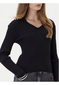 Pinko - PINKO Sweter Linosa 105418 A2PS Czarny Regular Fit. Kolor: czarny. Materiał: syntetyk