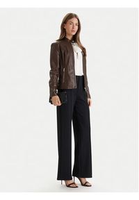 Guess Kurtka z imitacji skóry W6RL52 WL850 Brązowy Regular Fit. Kolor: brązowy. Materiał: skóra #3