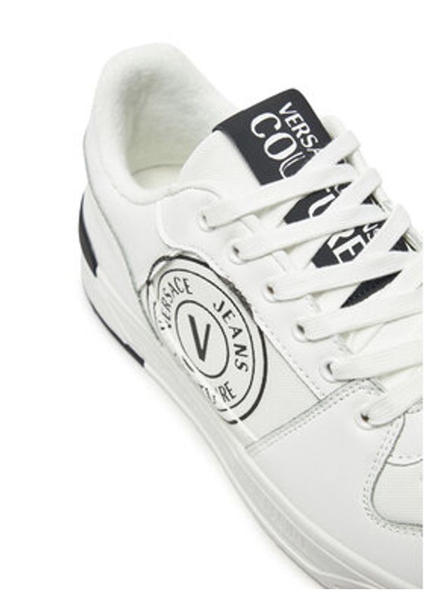 Versace Jeans Couture Sneakersy Starlight 77YA3SJ1 Biały. Kolor: biały. Materiał: skóra