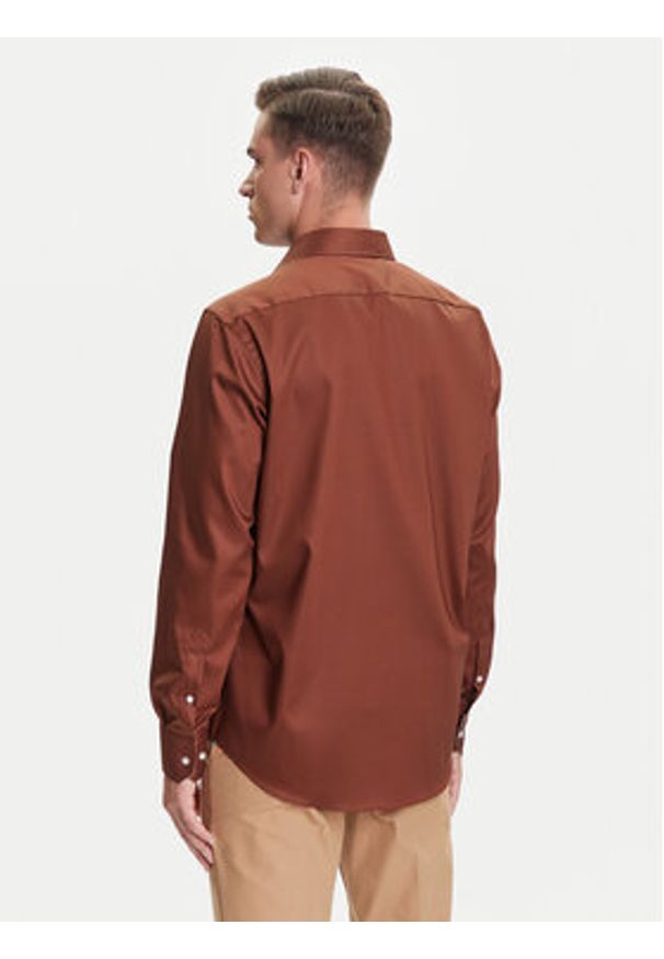 BOSS Koszula H-Joe 50545145 Beżowy Regular Fit. Kolor: beżowy. Materiał: bawełna