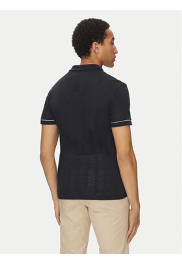 Marciano Guess Polo 5GHP07 6321A Granatowy Regular Fit. Typ kołnierza: polo. Kolor: niebieski. Materiał: bawełna