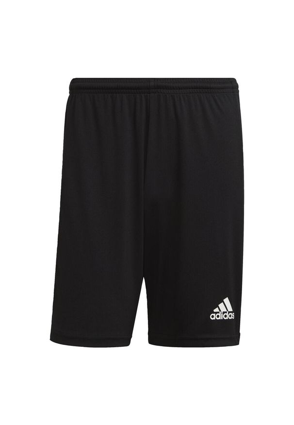Adidas - Spodenki piłkarskie męskie adidas Squadra 21 Short. Kolor: biały, wielokolorowy, czarny. Materiał: poliester. Sport: piłka nożna