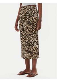 JDY Spódnica ołówkowa Ivy 15347463 Brązowy Slim Fit. Kolor: brązowy. Materiał: syntetyk