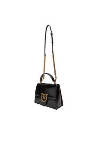 Pinko - PINKO Torebka Love One Top Handle Classic Light PE 25 PLTT 100066 A1UV Czarny. Kolor: czarny. Materiał: skórzane
