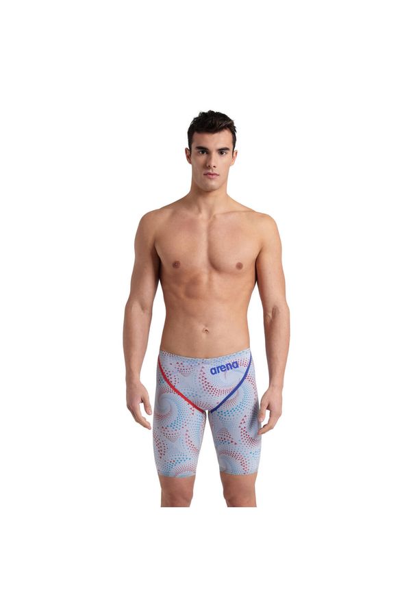 Strój startowy pływacki męski Arena Carbon Glide Le Jammer. Kolor: biały. Materiał: włókno