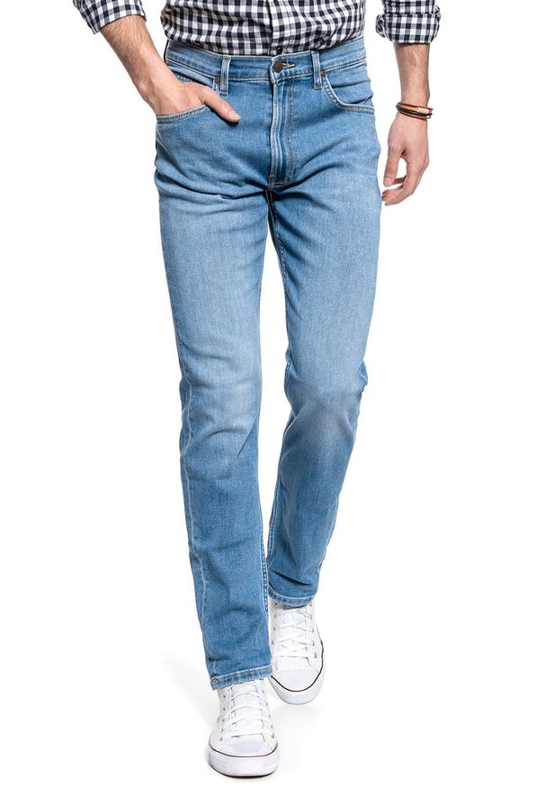 Lee - LEE BROOKLYN STRAIGHT MĘSKIE SPODNIE JEANSOWE LIGHT RAY L452NOTX 112110166