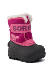 sorel - Sorel Śniegowce Toodler Snow Commander NV1960 Różowy. Kolor: różowy. Materiał: materiał #6