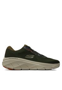 skechers - Skechers Sneakersy D'Lux Walker 2.0 232714 Khaki. Kolor: brązowy. Materiał: materiał